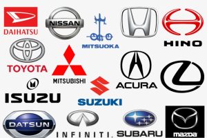 All Asian car brands
